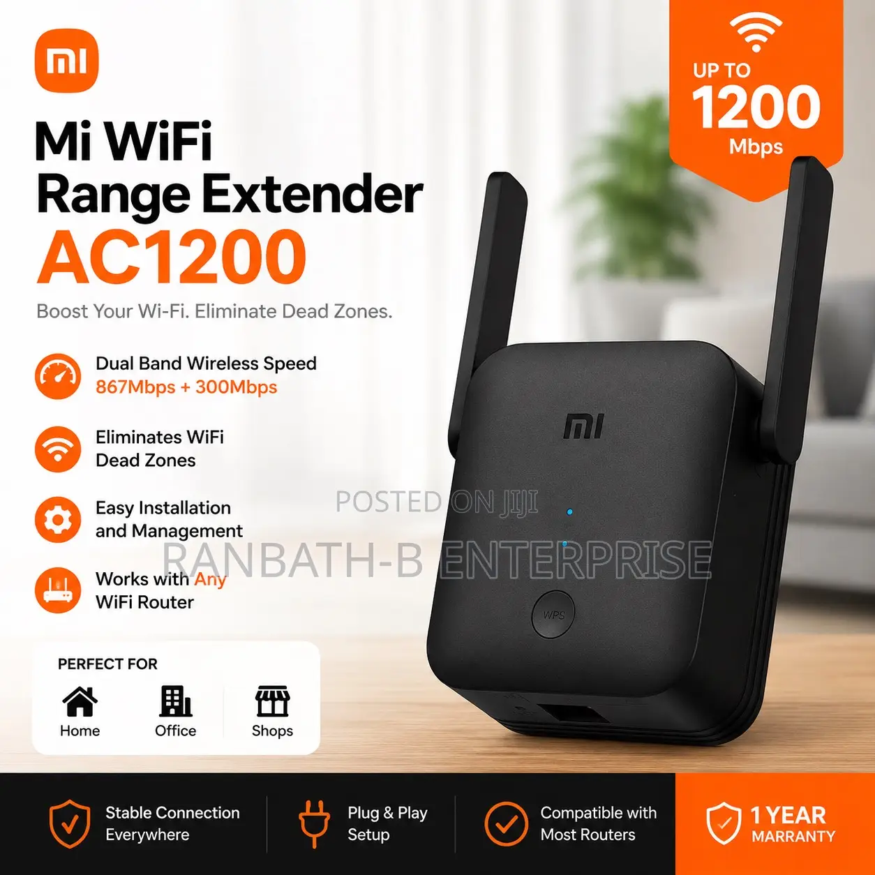 Xiaomi Mi Wifi Range Extender Ac1200 – Boost Your Wifi Signal
