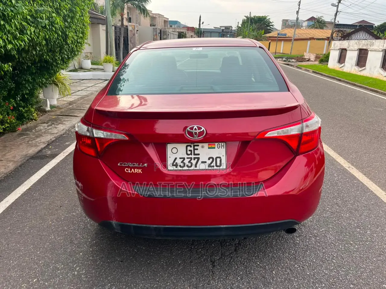 Toyota Corolla 2015 Red