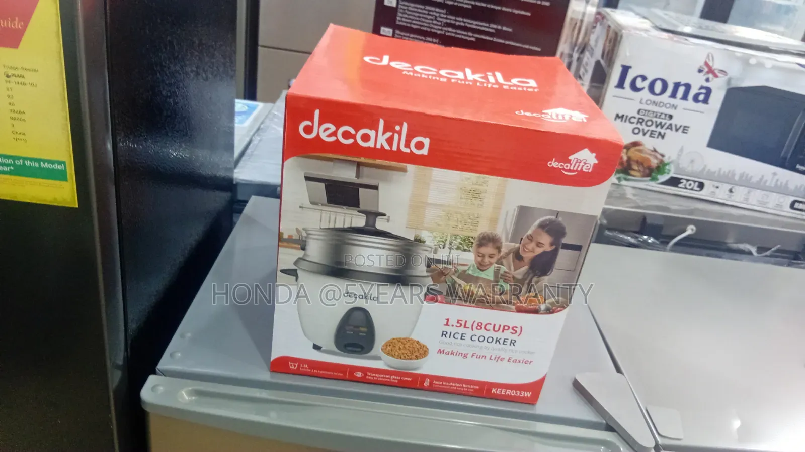  Upgrade Your Kitchen With the Reliable Decakila 1.5l Rice Cooker