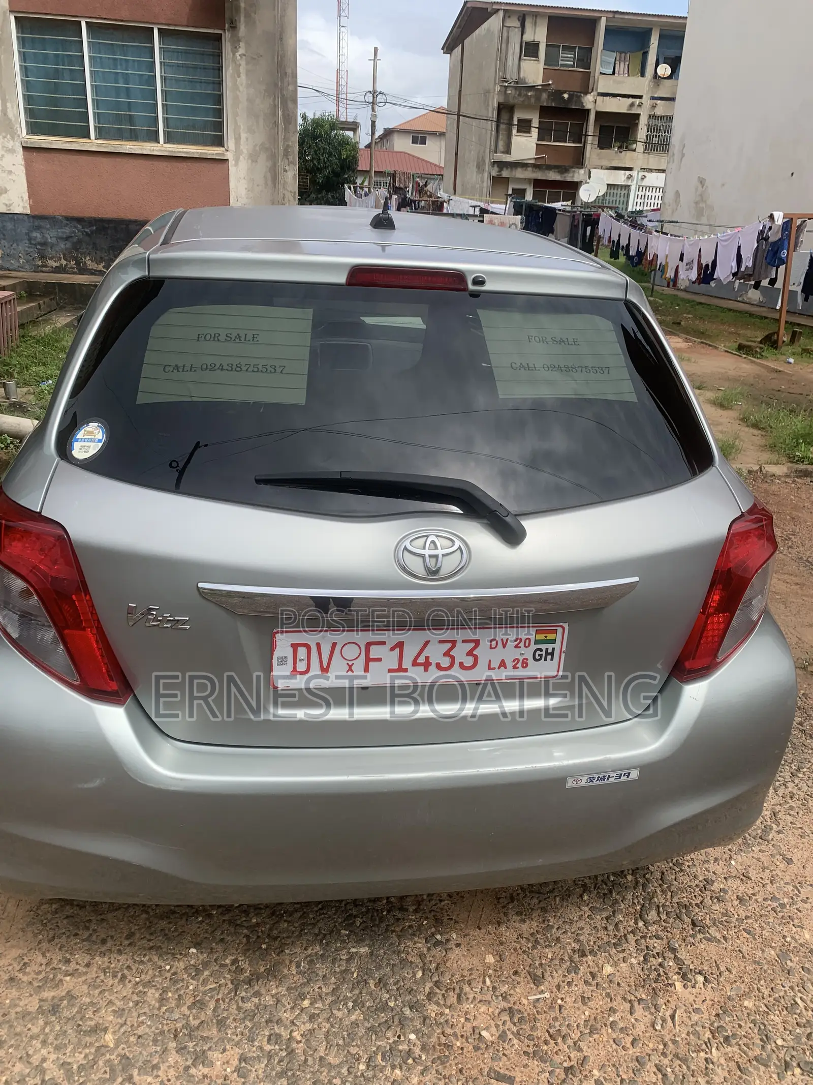 Toyota Vitz 2012 Gray