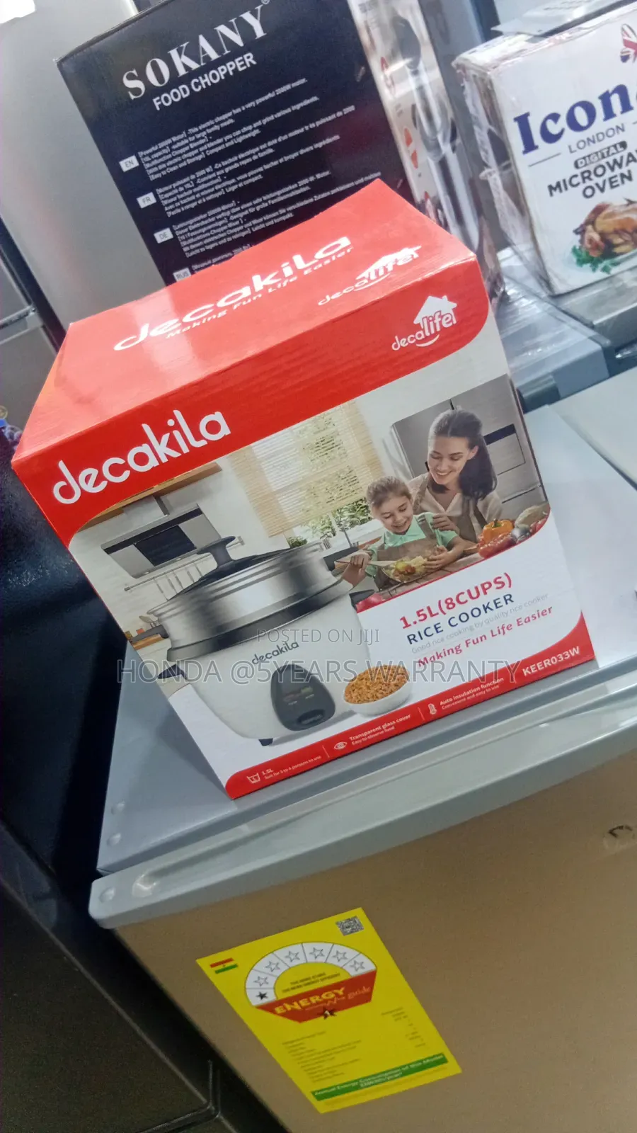  Bring Home the Reliable Decakila 1.5l Rice Cooker Today!