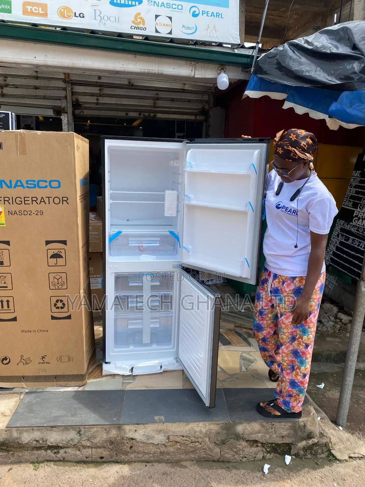 Nasco 207 Litre Bottom Freezer Fridge With 3 Big Drawers