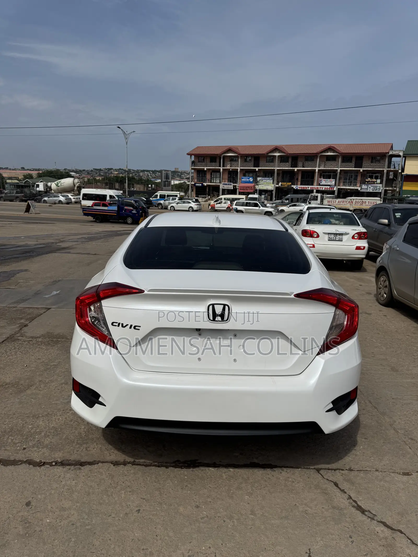 Honda Civic EX-L Sedan 2018 White