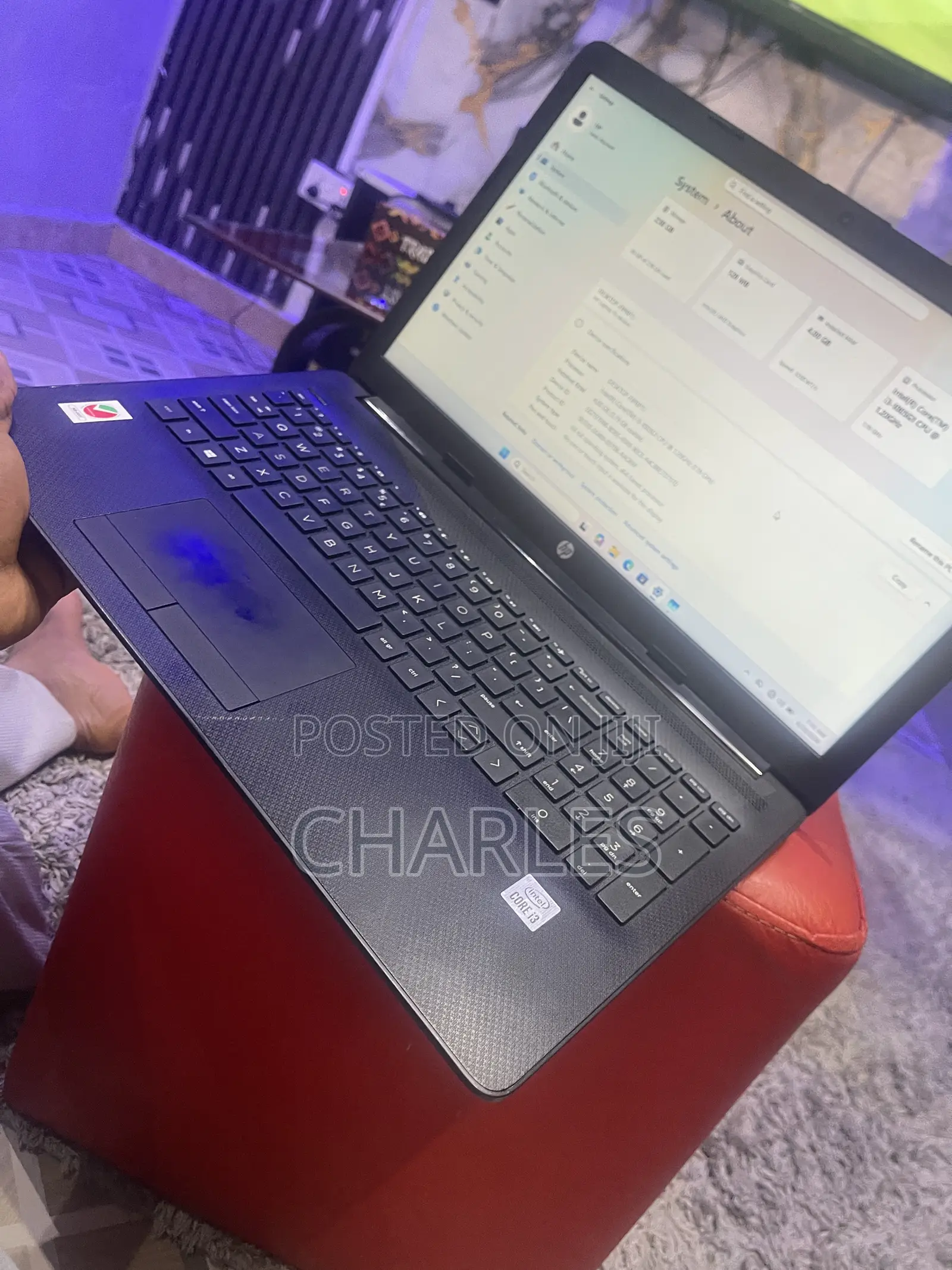 Laptop HP 15 4GB Intel Core i3 SSD 256GB