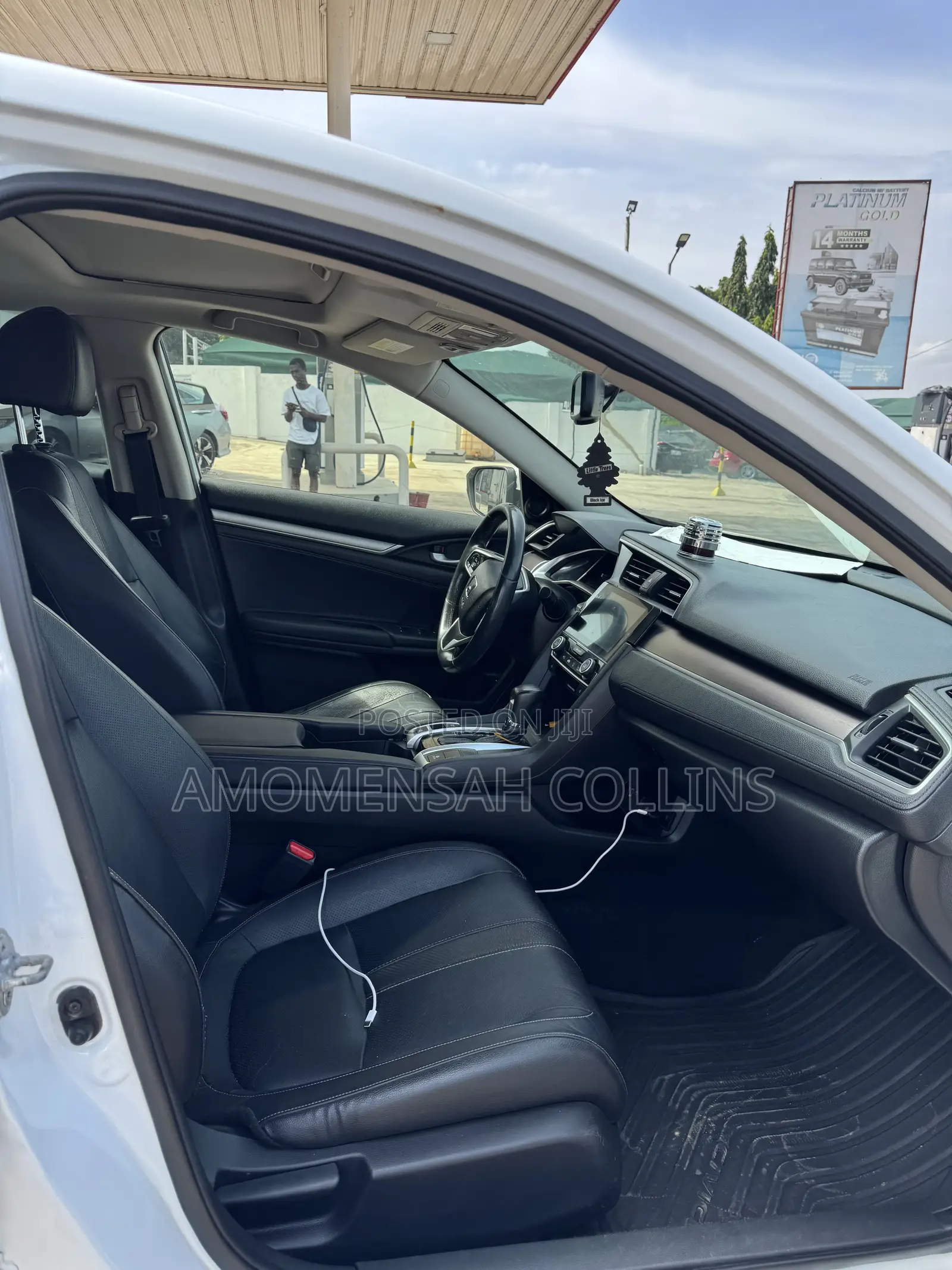 Honda Civic EX-L Sedan 2018 White