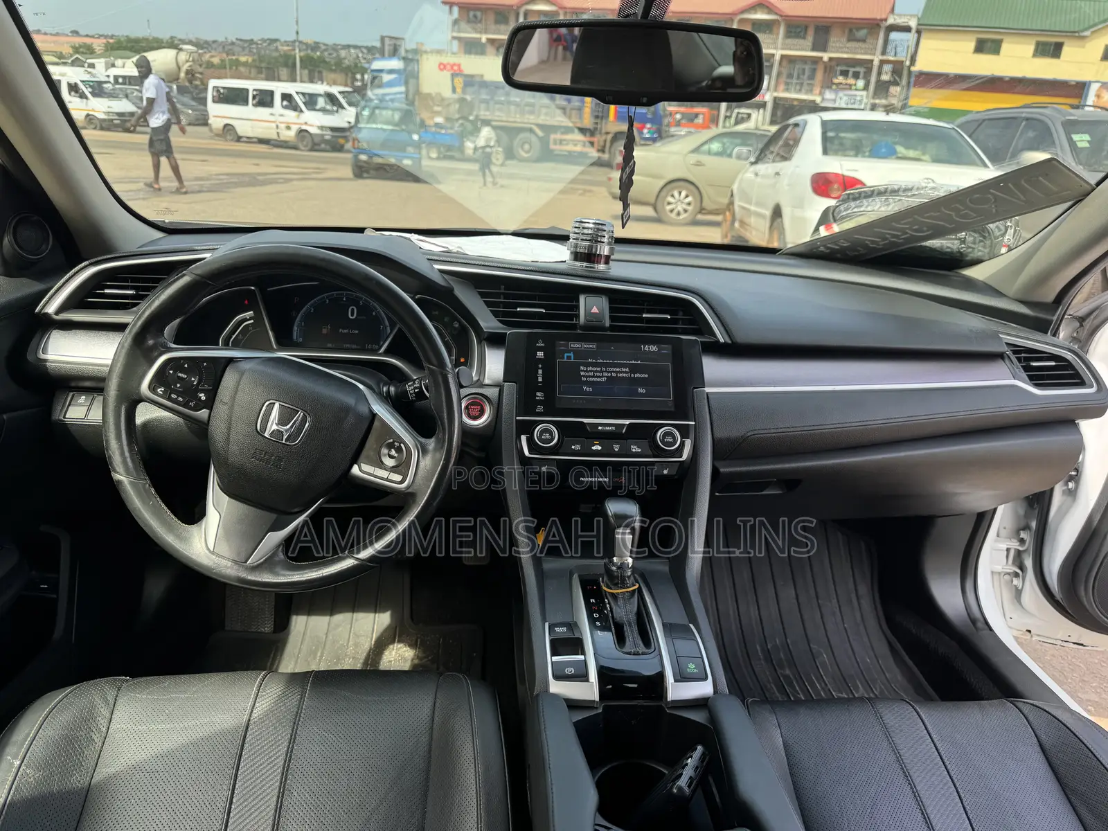 Honda Civic EX-L Sedan 2018 White