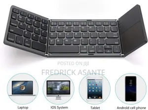 B033 Tri-Fold Bluetooth Keyboard With Touchpad