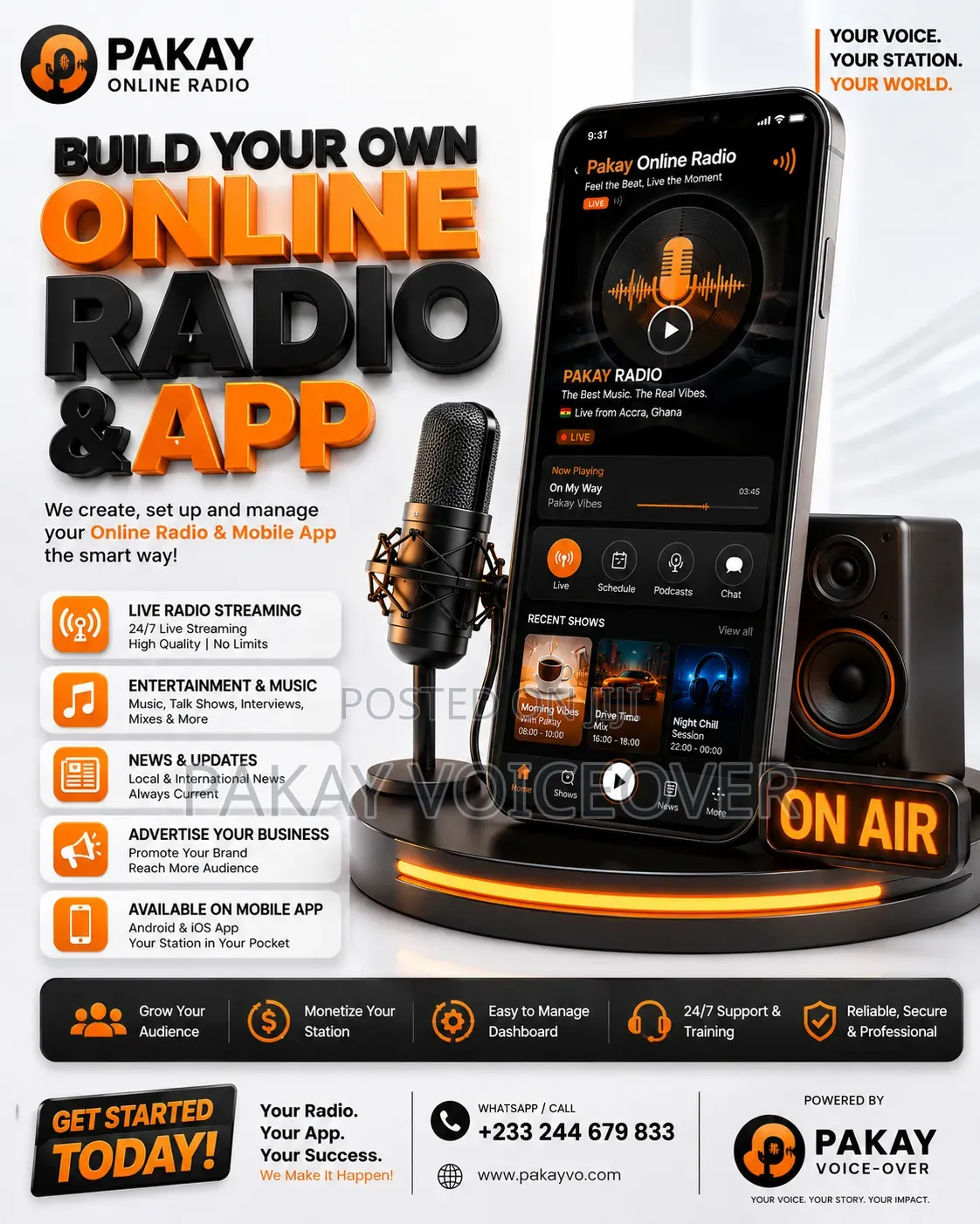 Build Your Profesional Online Radio