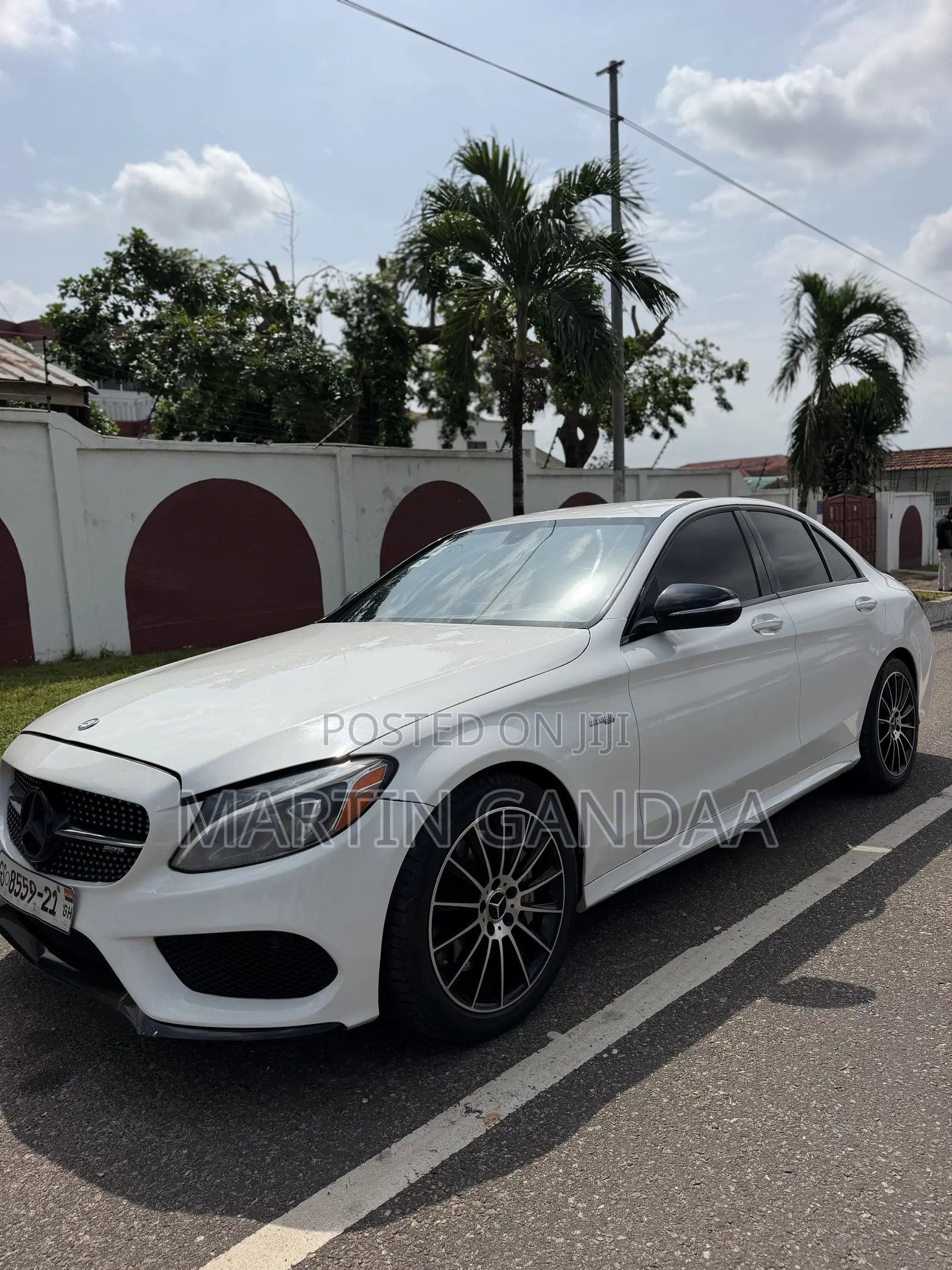 Mercedes-Benz C43 4Matic Sedan AWD (3.0L V6 9AM) 2017 White