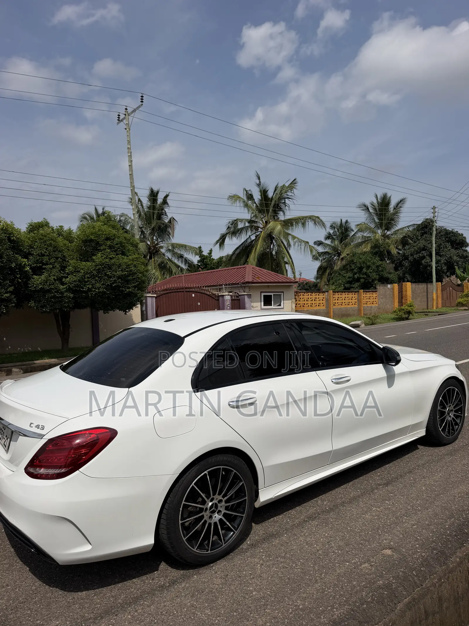 Mercedes-Benz C43 4Matic Sedan AWD (3.0L V6 9AM) 2017 White