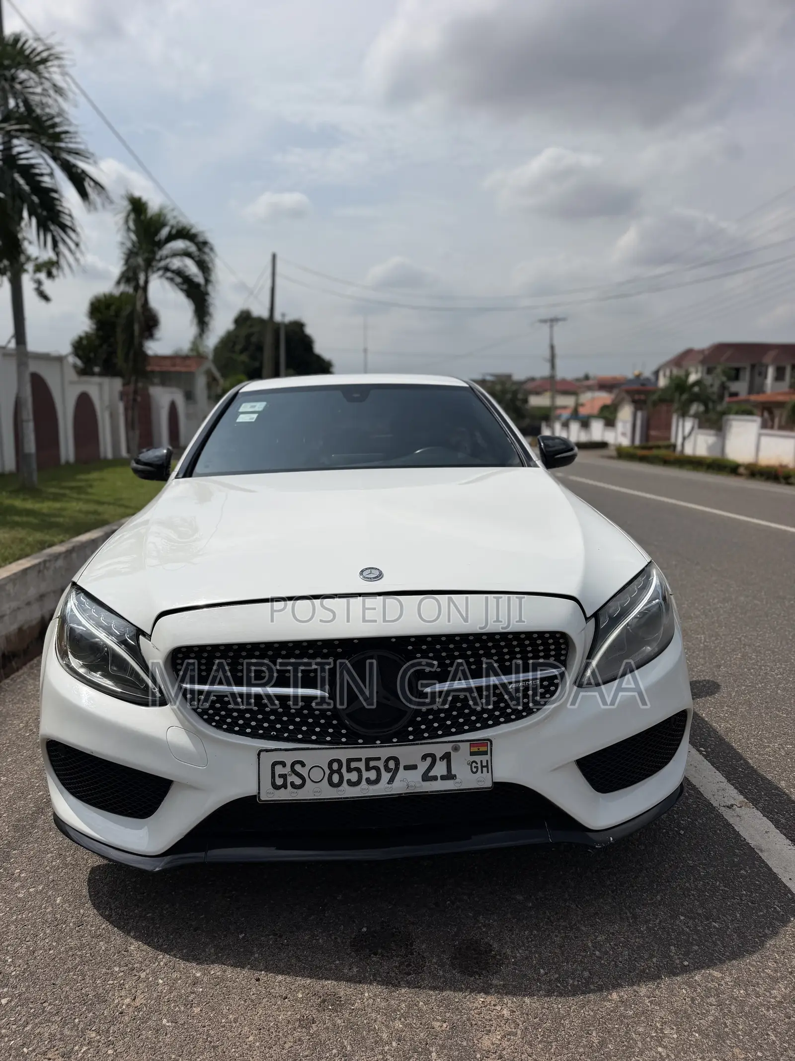 Mercedes-Benz C43 4Matic Sedan AWD (3.0L V6 9AM) 2017 White
