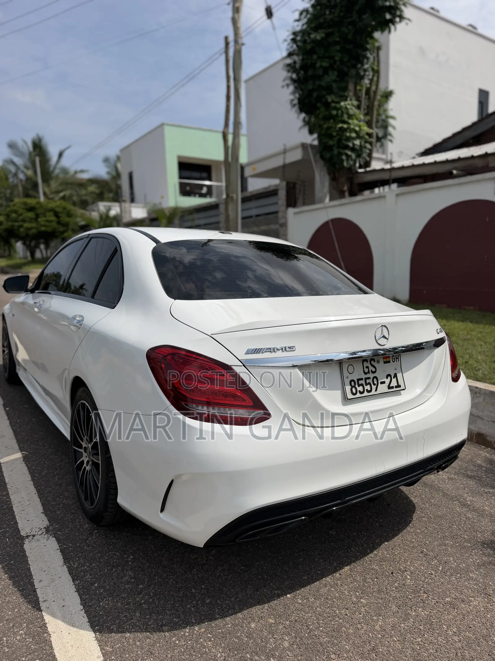 Mercedes-Benz C43 4Matic Sedan AWD (3.0L V6 9AM) 2017 White