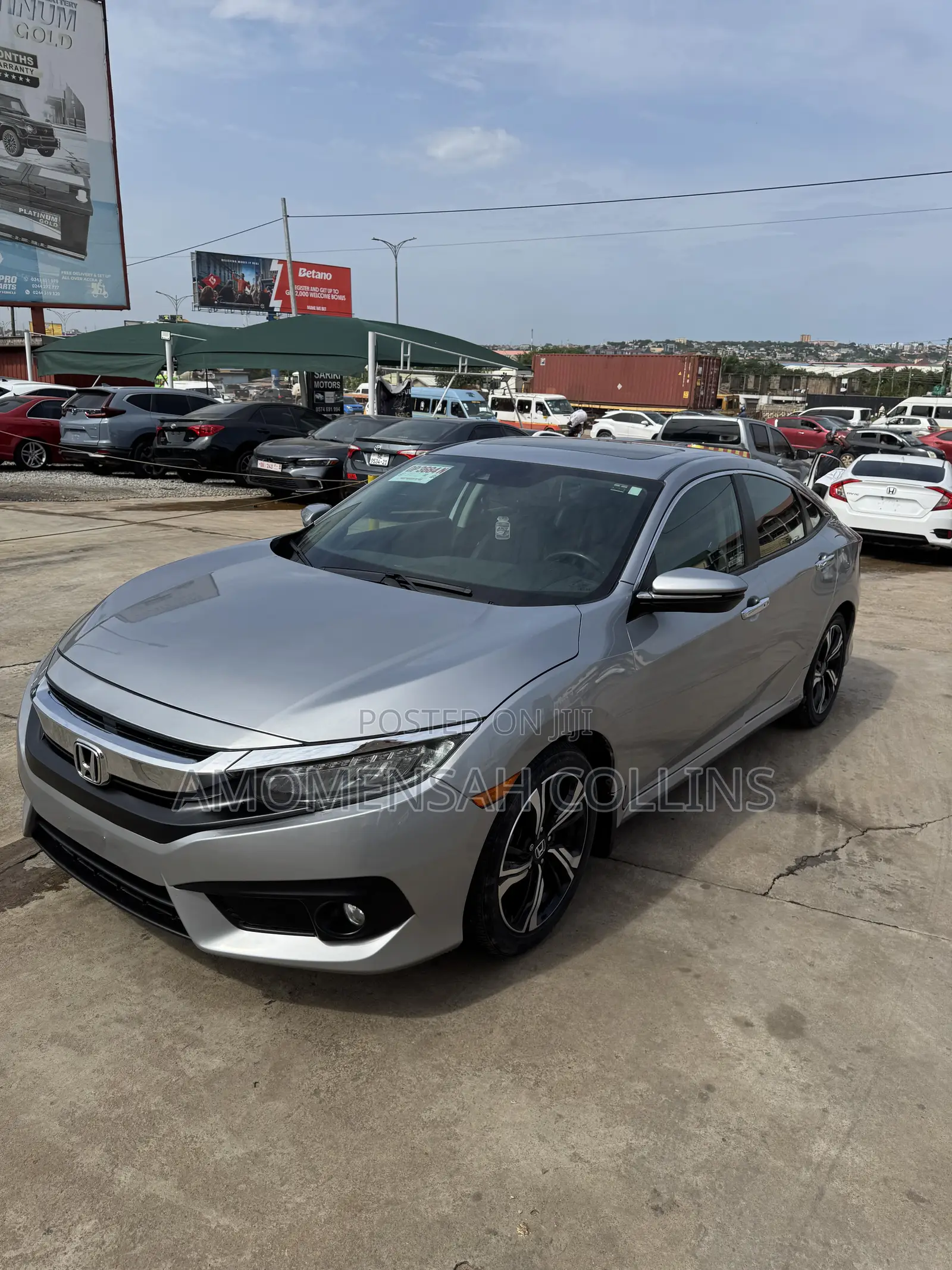 Honda Civic Touring Sedan 2018 Gray