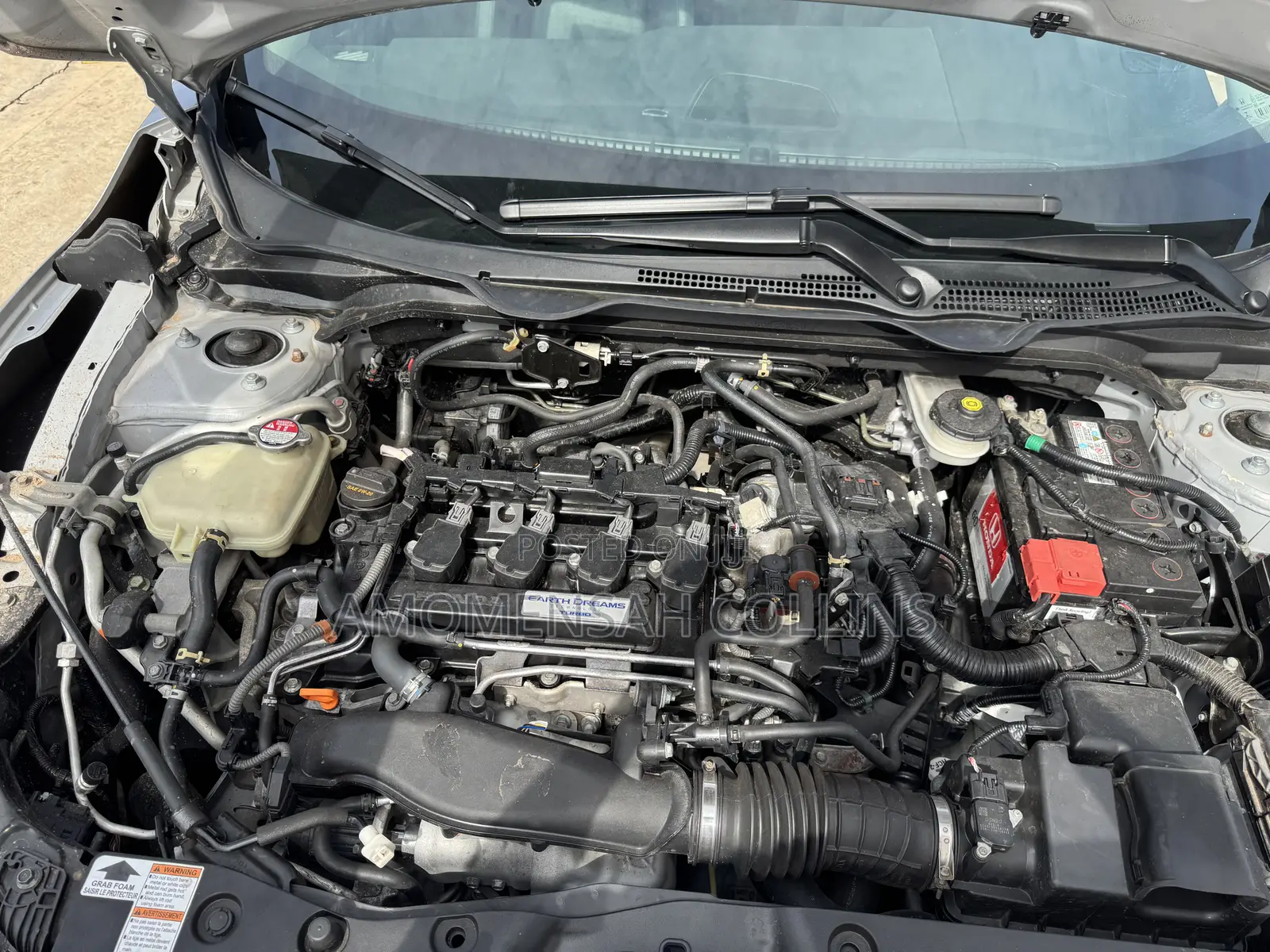 Honda Civic Touring Sedan 2018 Gray