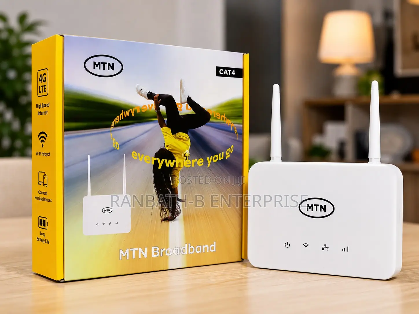MTN Cat4 4g Lte Broadband Wifi Router – Fast Internet Strong Signal