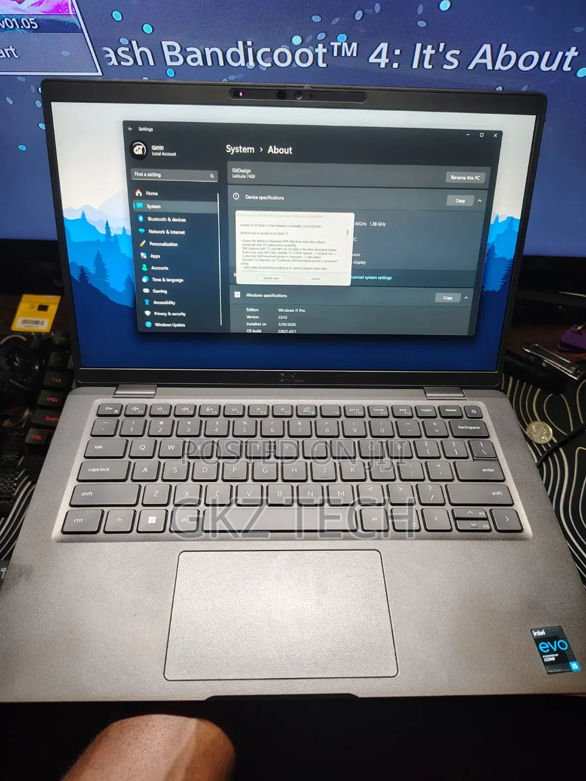 Laptop Dell Latitude 7420 16GB Intel Core i5 SSD 512GB