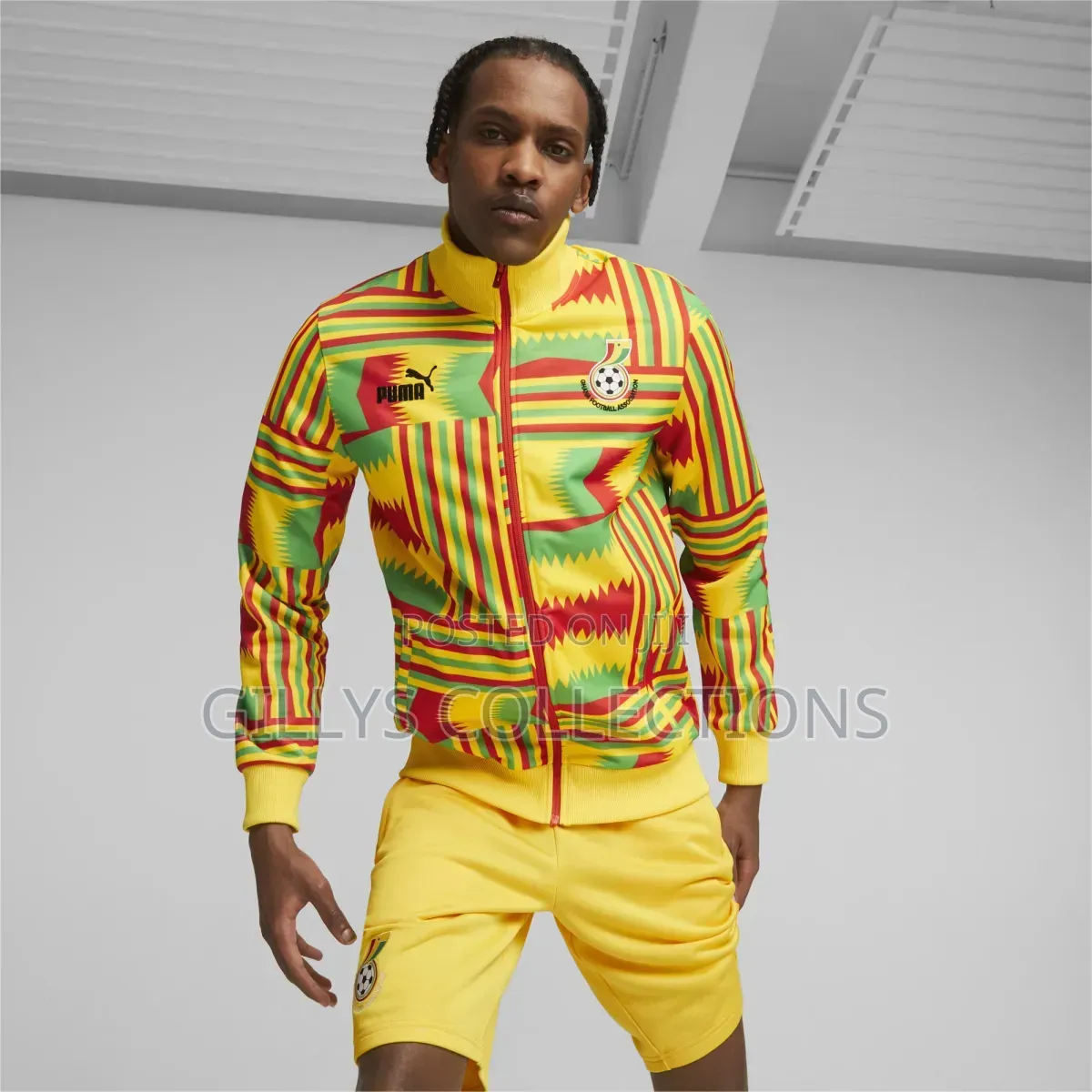 Mens
Puma Ghana Ftblculture Track Jacket Men, Pelã Yellow