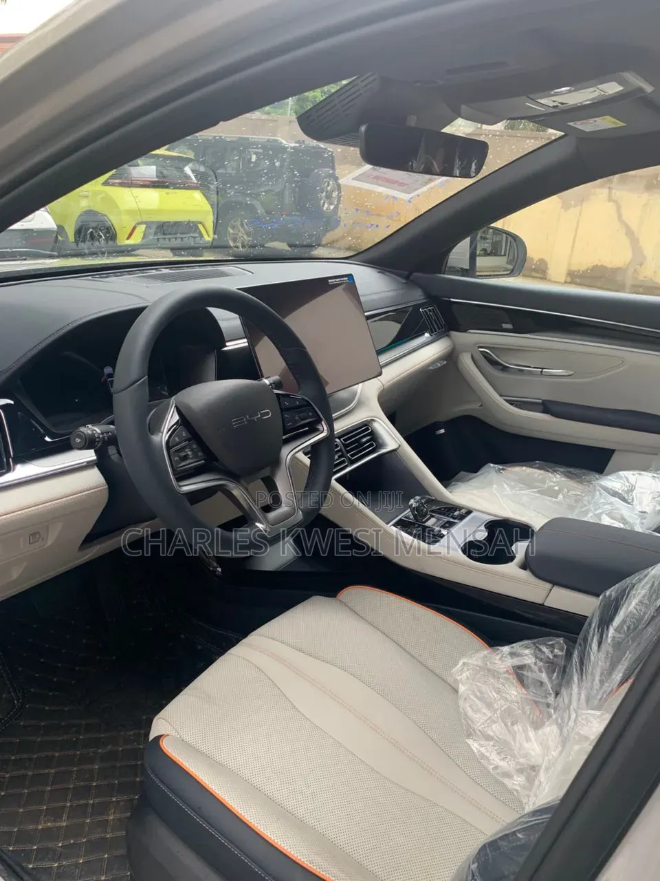 New BYD Song Plus 2025 Off white