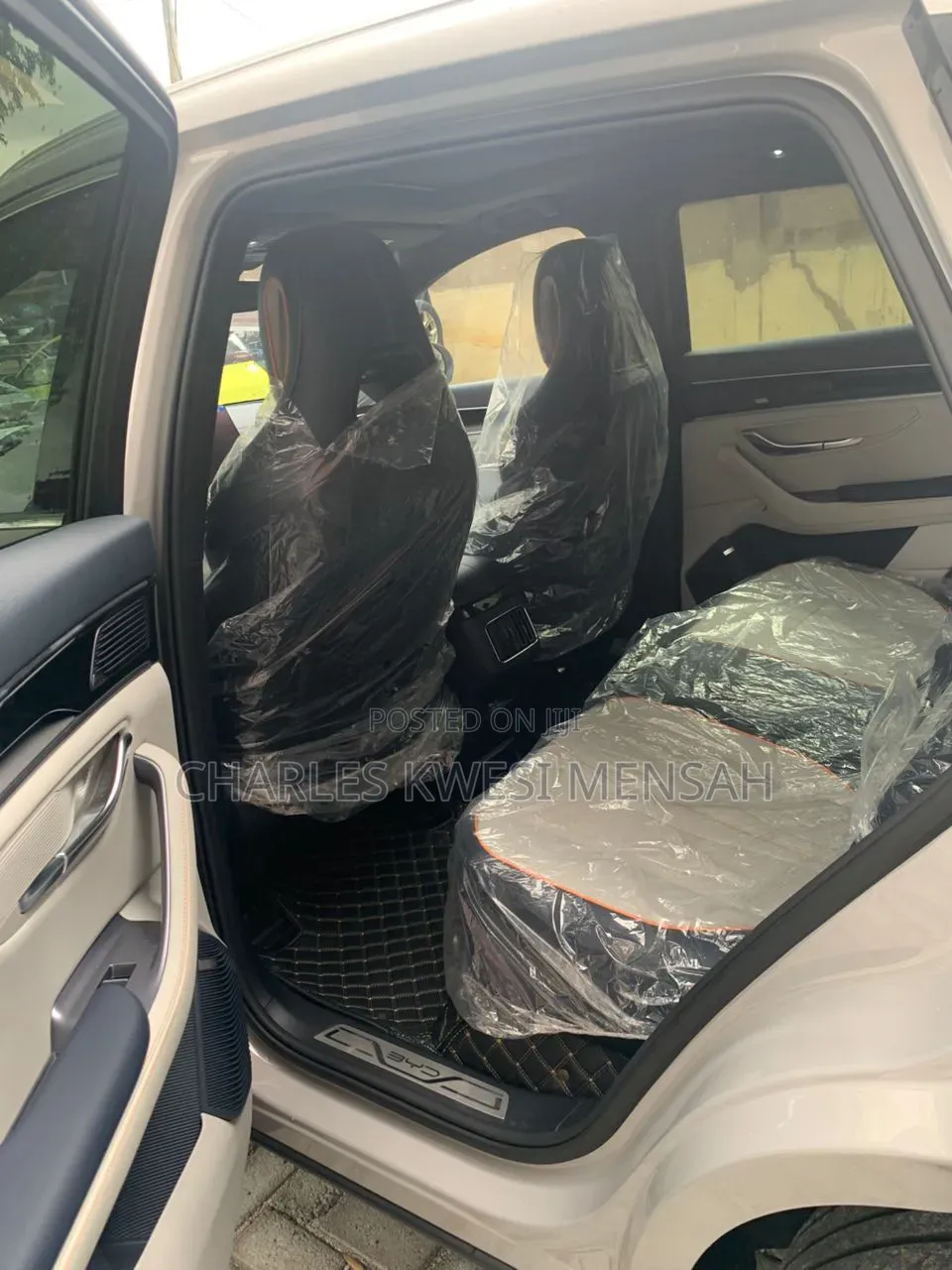 New BYD Song Plus 2025 Off white