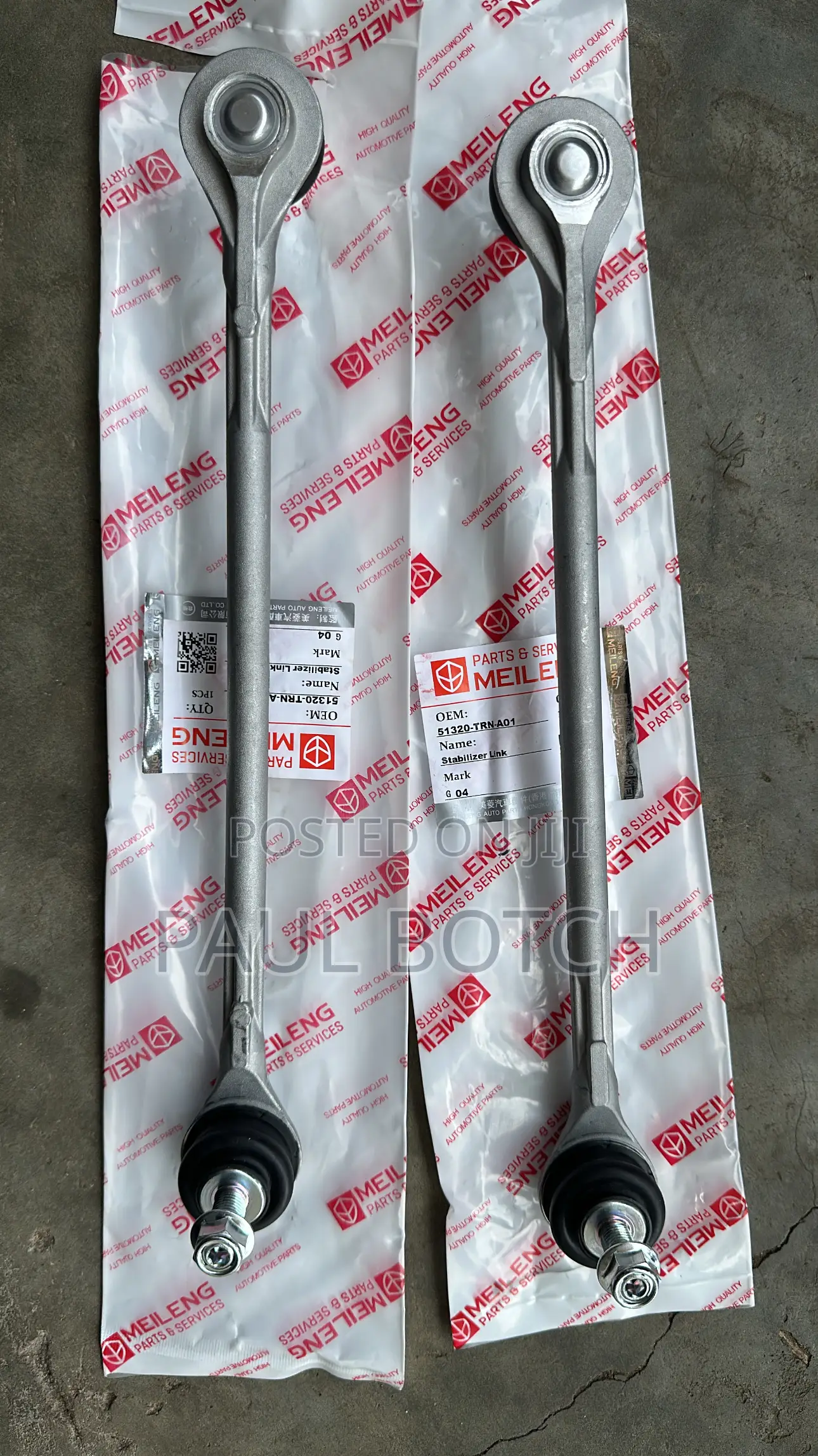 Honda Accord 2018-2023 Pair of Link Bars