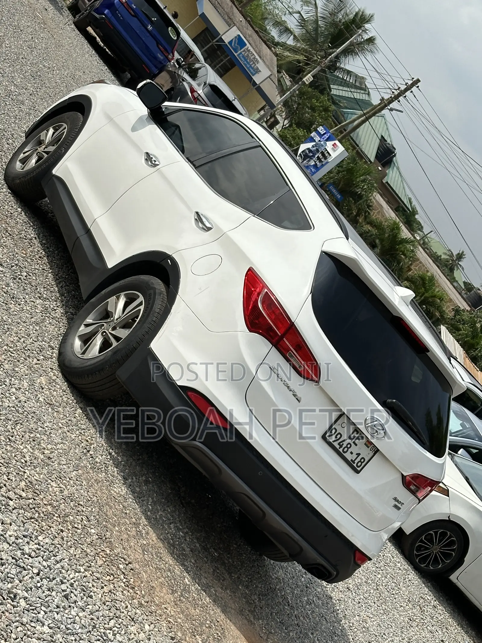 Hyundai Santa Fe 2014 White