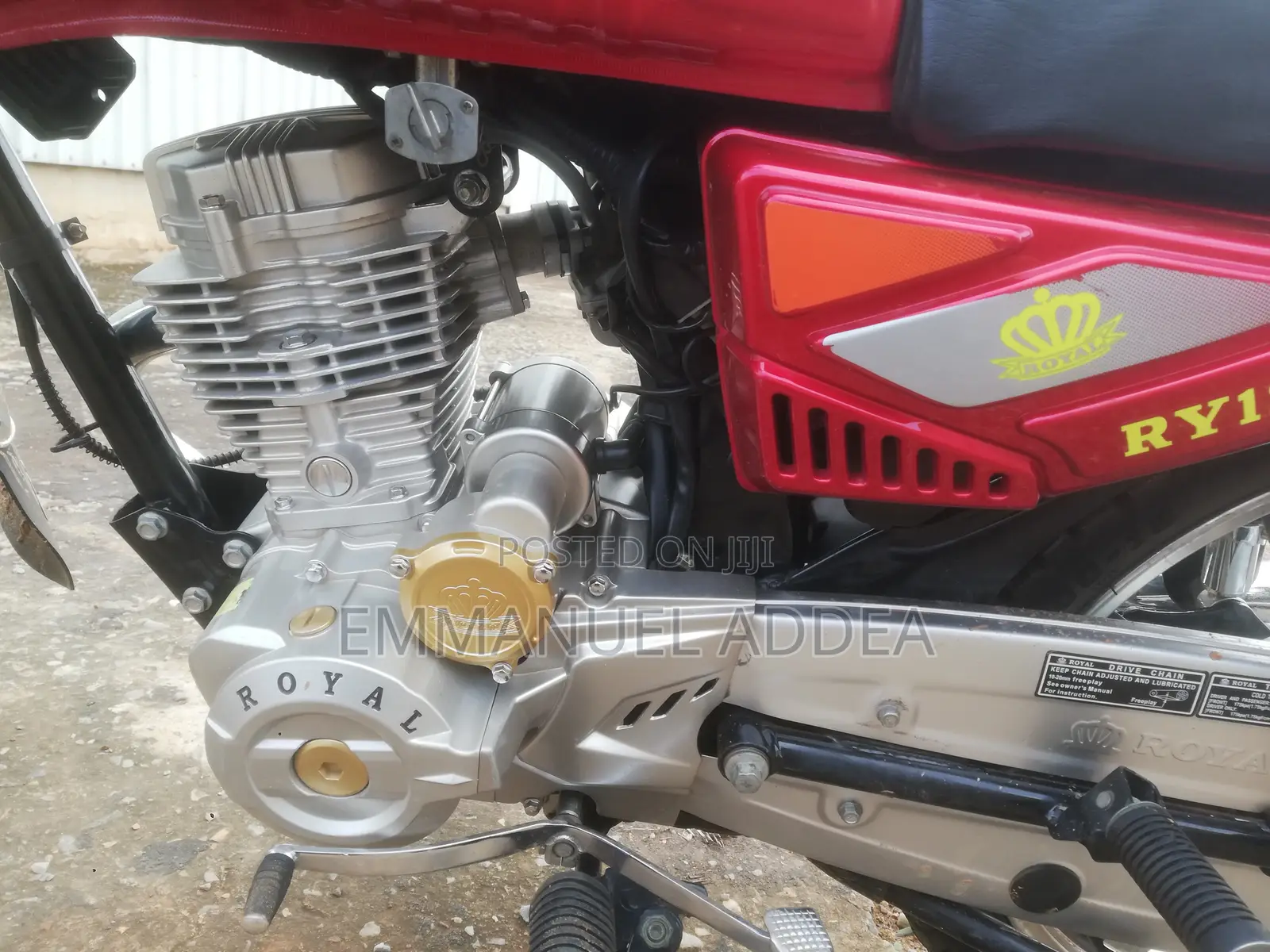 New Royal Motorcycle 2026 Red