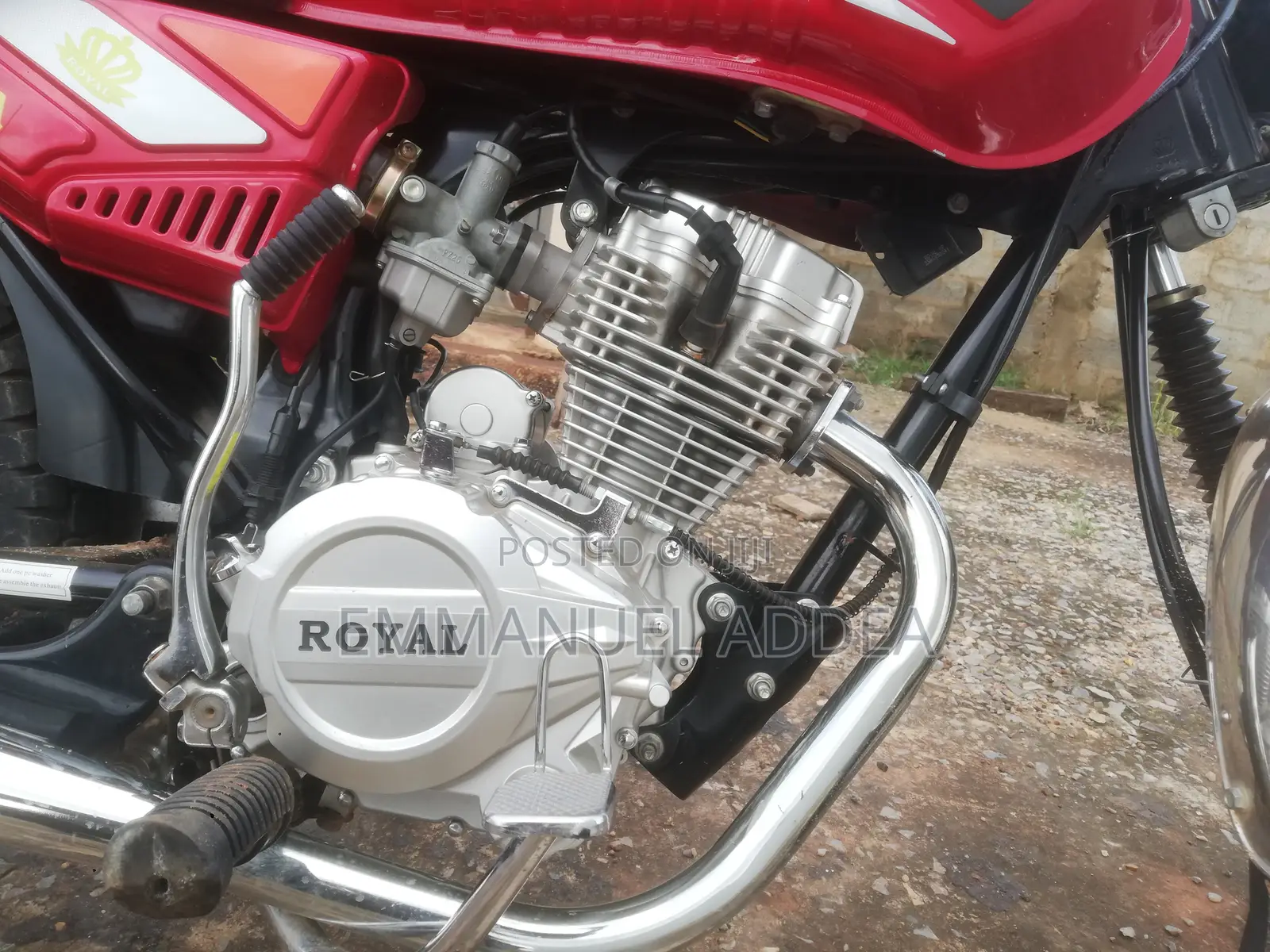 New Royal Motorcycle 2026 Red