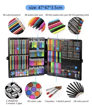 163pcs Deluxe Art Set for Kids(Colour Palette)