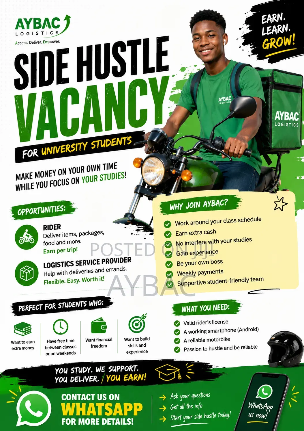Side Hustle Opportunity for University Students