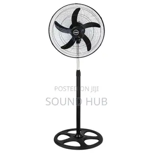 Hansen 18 Inch 3-Speed Low Noise Standing Fan - Black