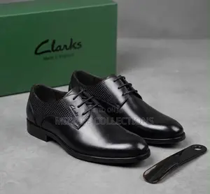 Official Clark’S Lace Shoes Coffee and Black in 40-45