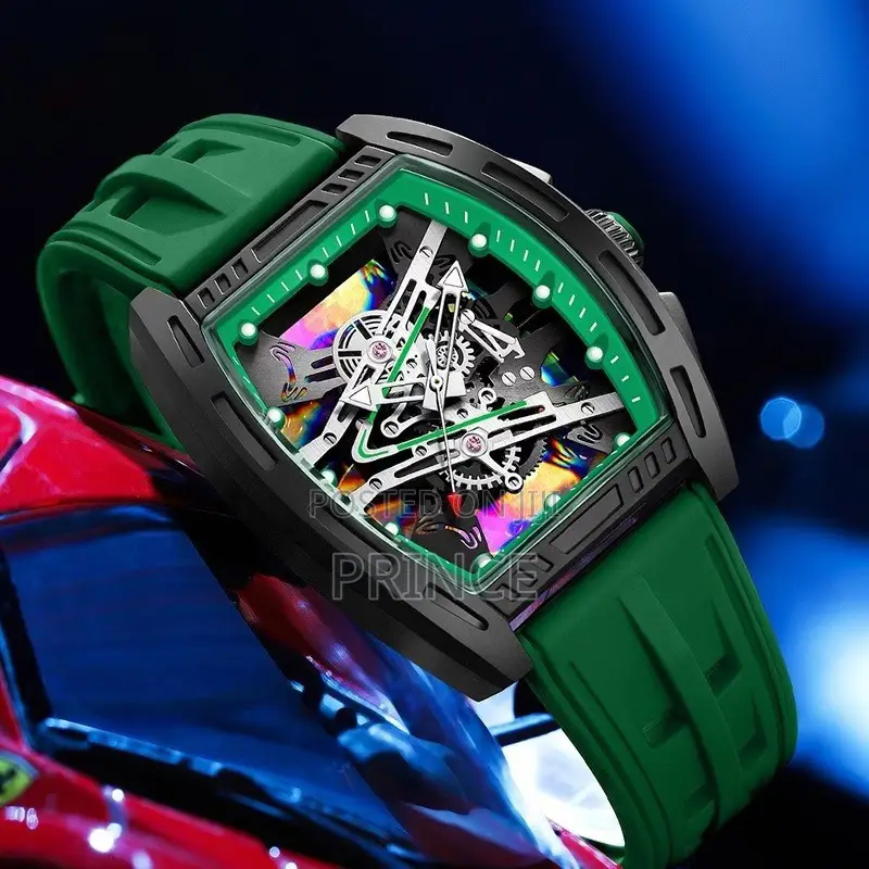 Silicone Strap Quartz Watch