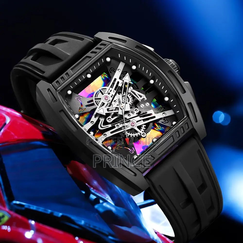 Silicone Strap Quartz Watch
