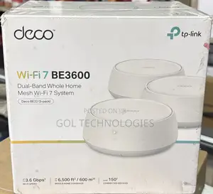 Deco Wifi 7 Be3600 Dual-Band Whole Home Mesh Wifi 7system