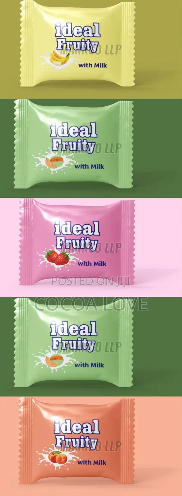 Archy Ideal Fruity Mily Filling Candy With Fruit Flavored