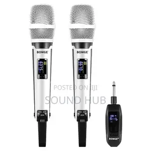 Professional Dual Handheld Wireless Microphones