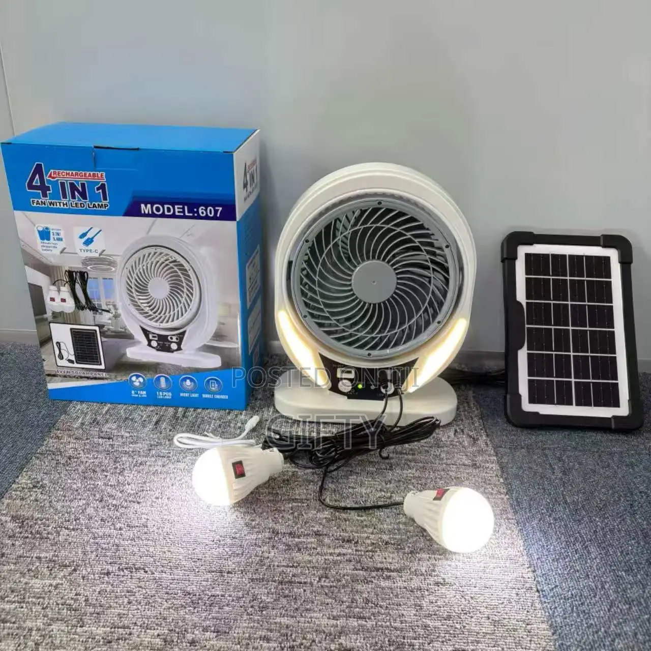 8 Inch Solar Fan