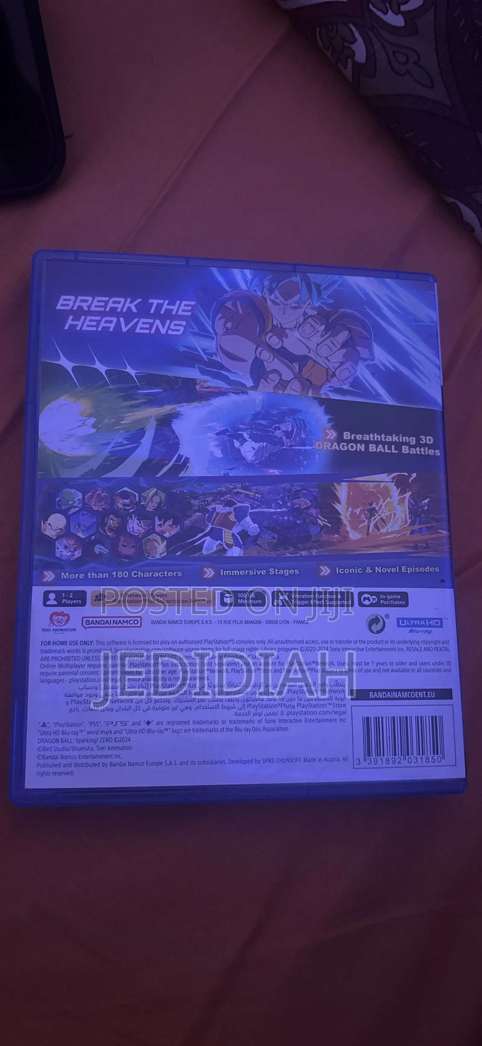 Ps5 Game! Dragon-Ball Sparking Zero