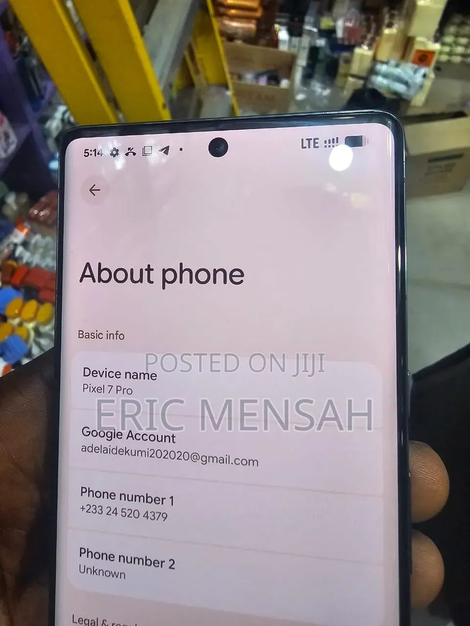 Google Pixel 7 Pro 128 GB Silver