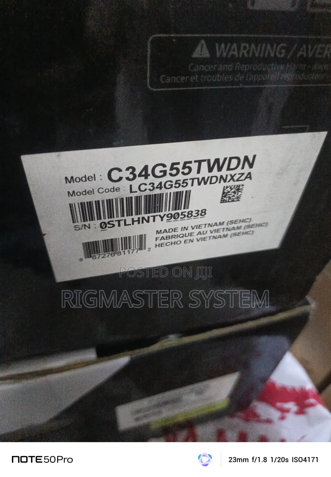 Samsung Odyssey G5 34" WQHD Monitor