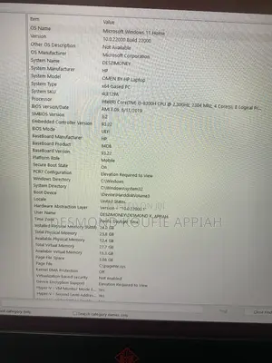 Laptop HP Omen 15 24GB Intel Core i5 HDD+SSD 256GB