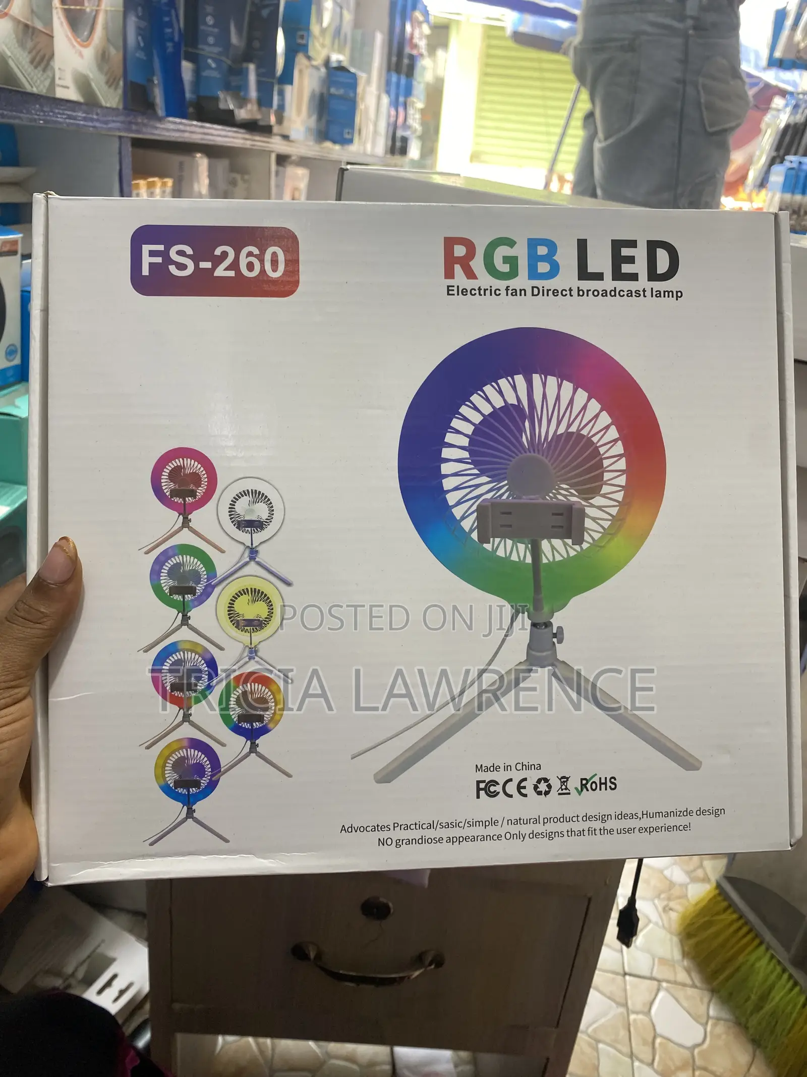 RGB Fan Phone Holder