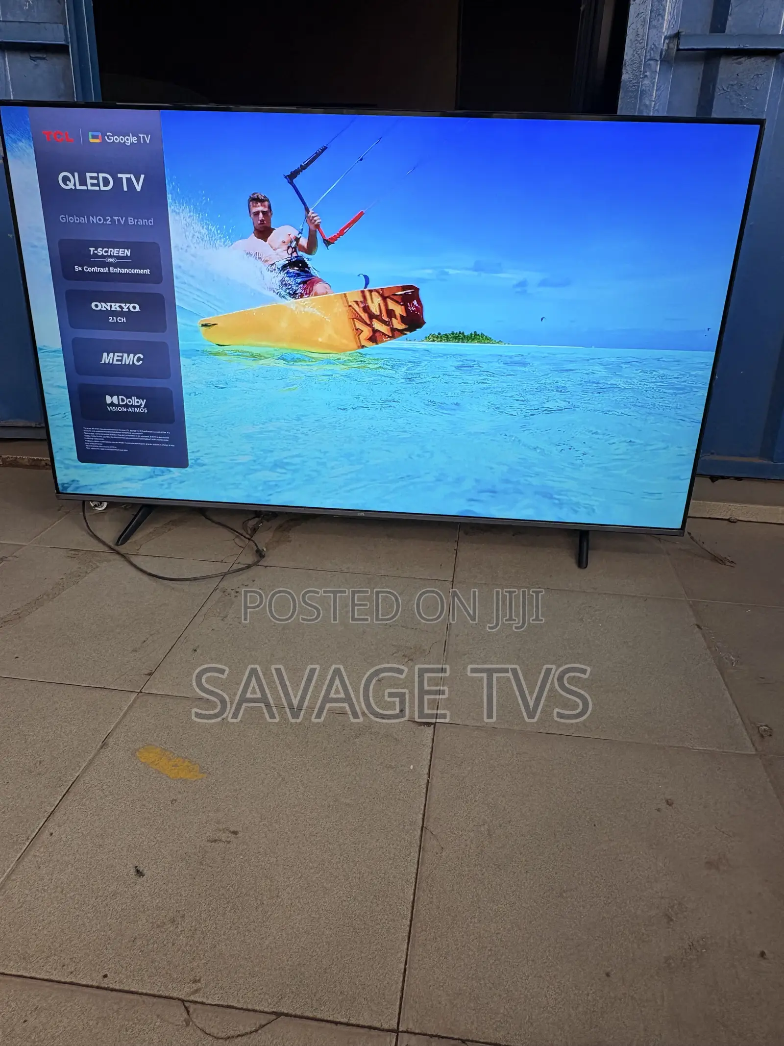 The TCL C655 Is a 55-Inch Qled Smart Tv Quantum Dot Onkyo 2.1ch