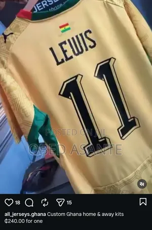 Ghana Jerseys World Cup 2026 (Official Jersey)