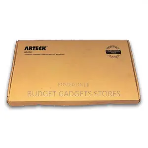 Arteck Hb086 Bluetooth Rechargeable Stainless Steel Keyboard