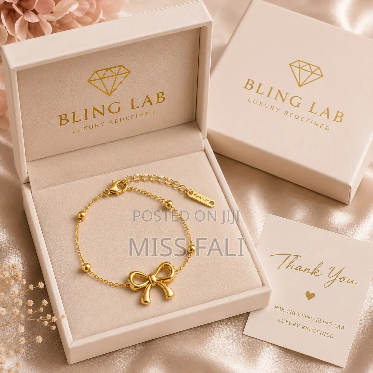 Golden Bow Bracelet