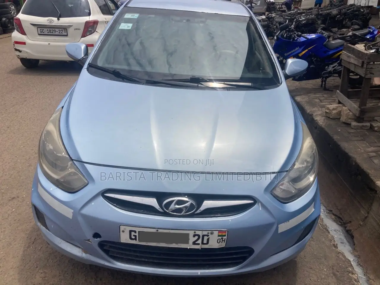 Hyundai Accent GLS 4dr Sedan (1.6L 4cyl 6A) 2014 Blue
