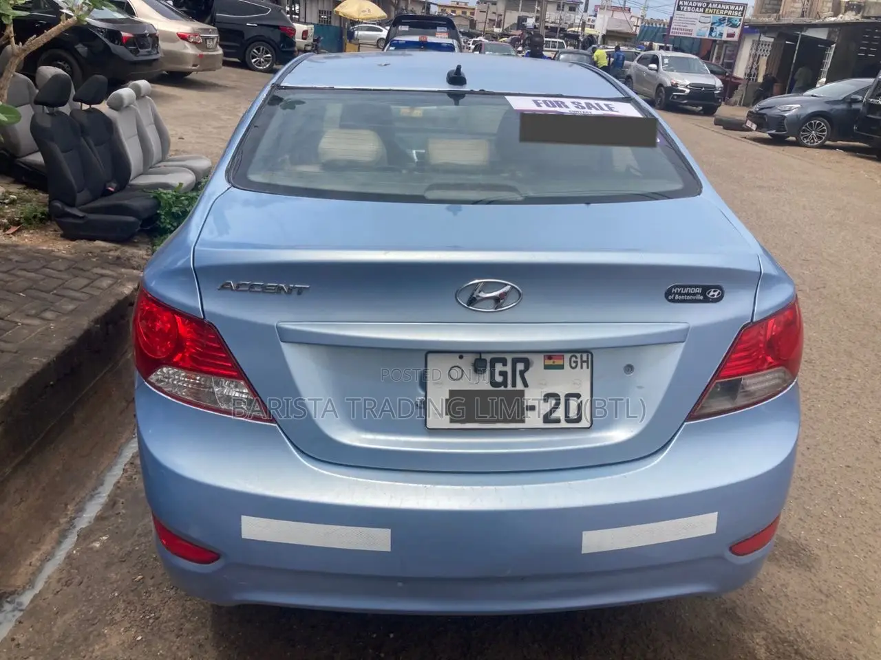Hyundai Accent GLS 4dr Sedan (1.6L 4cyl 6A) 2014 Blue