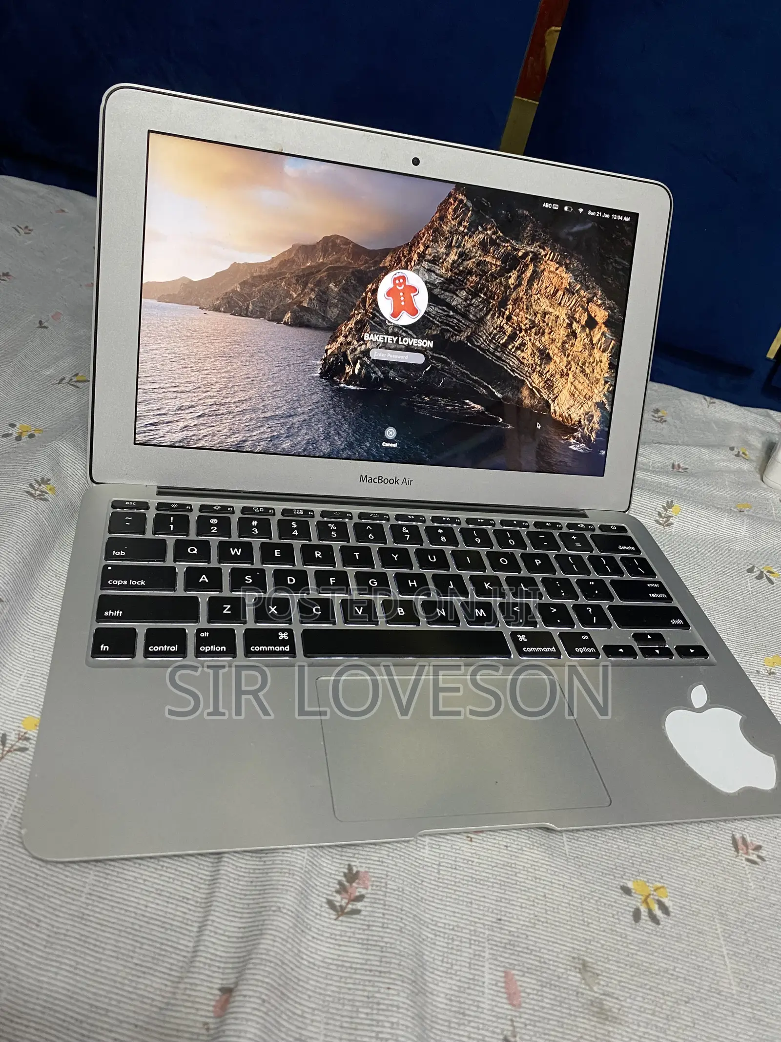 Laptop Apple MacBook Air 4GB Intel Core i5 SSD 128GB
