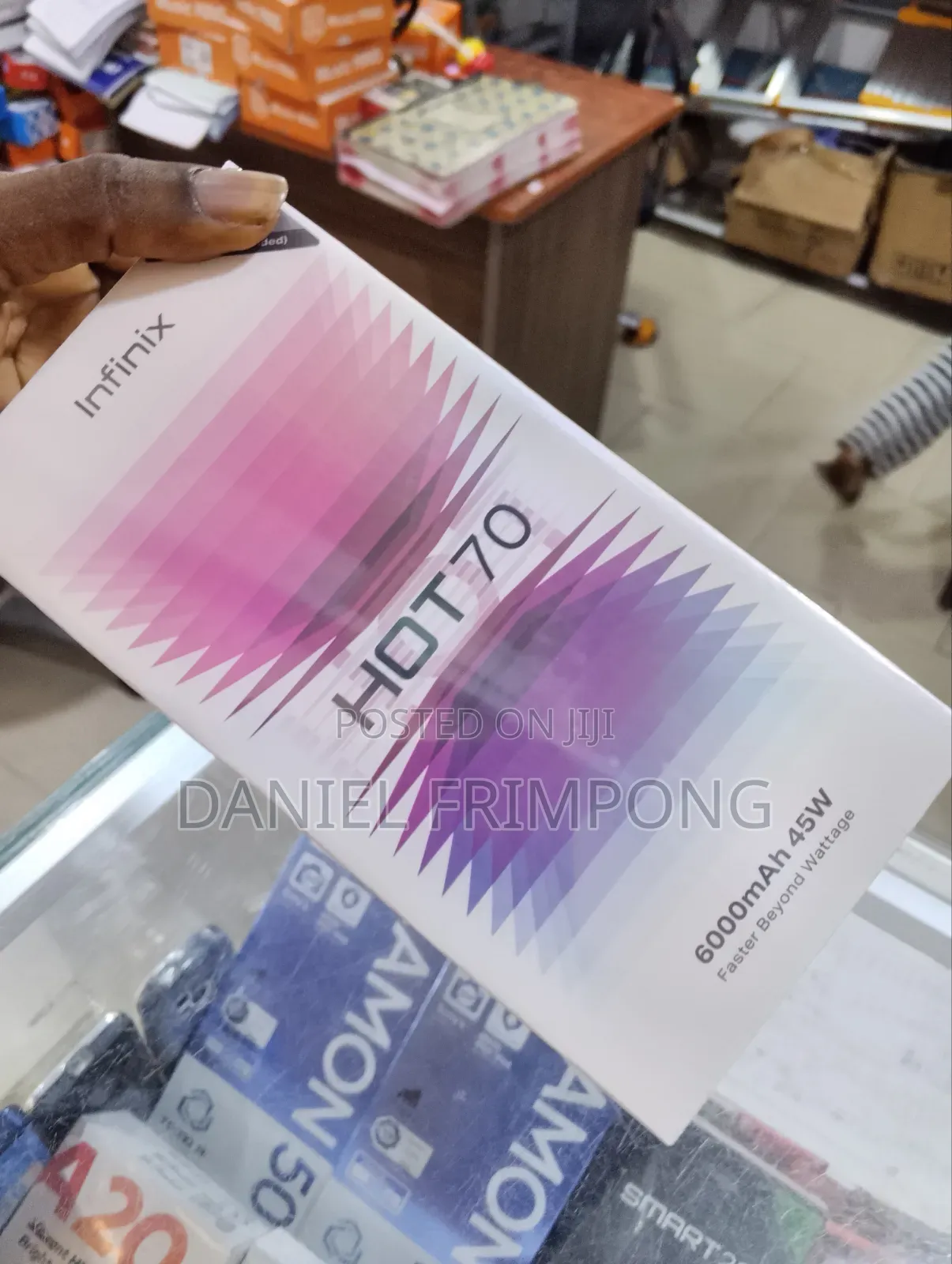 New Infinix Hot 70 128 GB Black